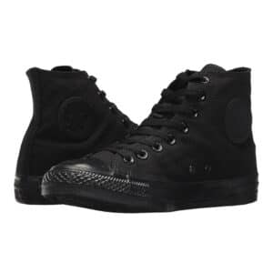 Converse Women's: Hi Top Black Mono 8.5