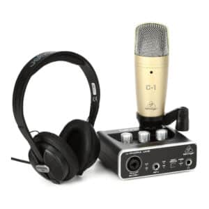 Behringer U-Phoria Studio Recording/Podcasting Bundle