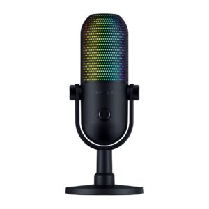 Razer Seiren V3 Chroma Black – RGB USB Microphone