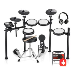 Donner DED-200 Mesh Electric Drum Kit with Full Accessories