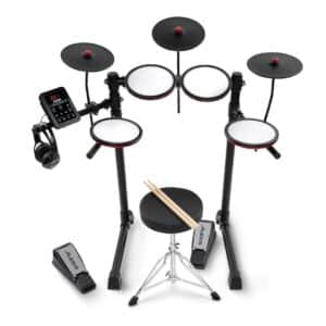 Alesis Turbo Max Electric Drum Set | Quiet Mesh Pads & Bluetooth