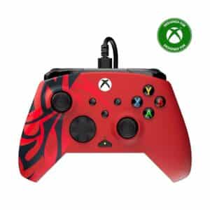Turtle Beach Rematch Spirit Red โ Pro-Level Wired Controller for Xbox & PC