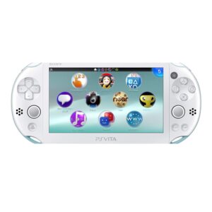 Sony Playstation Vita Wi-Fi 2000 Series Slim (White/Matte Blue) (Renewed)