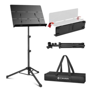 CAHAYA CY0317 Foldable Music Stand – Portable Sturdy & Performer-Ready