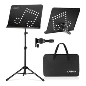 CAHAYA 3-in-1 Portable Sheet Music Stand – Play Anywhere Anytime