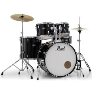 Pearl Roadshow 5-Piece Drum Kit – Jet Black