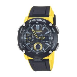 G-Shock: GA2000-1A9 Black/Yellow Sport Watch