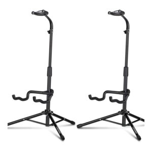 CAHAYA Universal Folding Guitar Stand (2-Pack) - Rock Solid Support