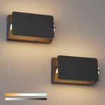 Aoceley 2-Pack Modern Indoor Led Wall Sconces