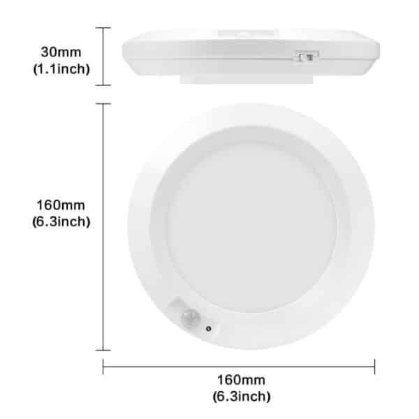 CYSNOAYA Motion Sensor Ceiling Light 6.5''-3