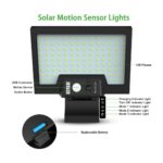 JESLED Outdoor Solar LED Light, 108 LED Spotlight -2