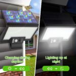 JESLED Outdoor Solar LED Light, 108 LED Spotlight -3