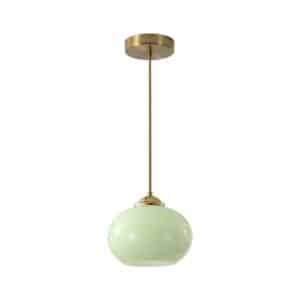 KCO Lighting Green Glass Pendant Light