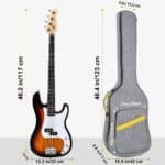 LETSROCK Bass Guitar Case