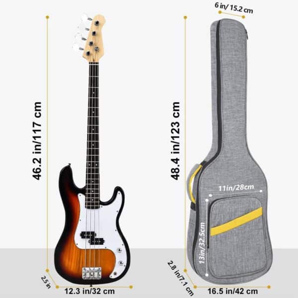 LETSROCK Bass Guitar Case