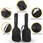 Muscab Bass Guitar Bag yellow