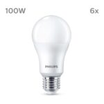 Philips LED E27 bulbs, pack of 6 (100 W)-2