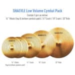 SHAEVLE Cymbals Golden 14