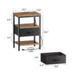 SUPERJARE Nightstand