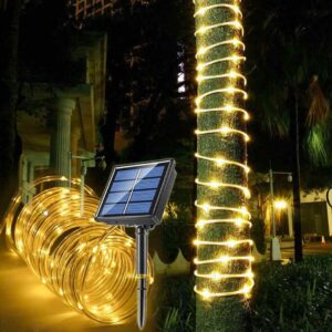 LairtPOW Solar Rope Light Waterproof IP65 39FT