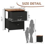 Somdot Black Nightstand-2