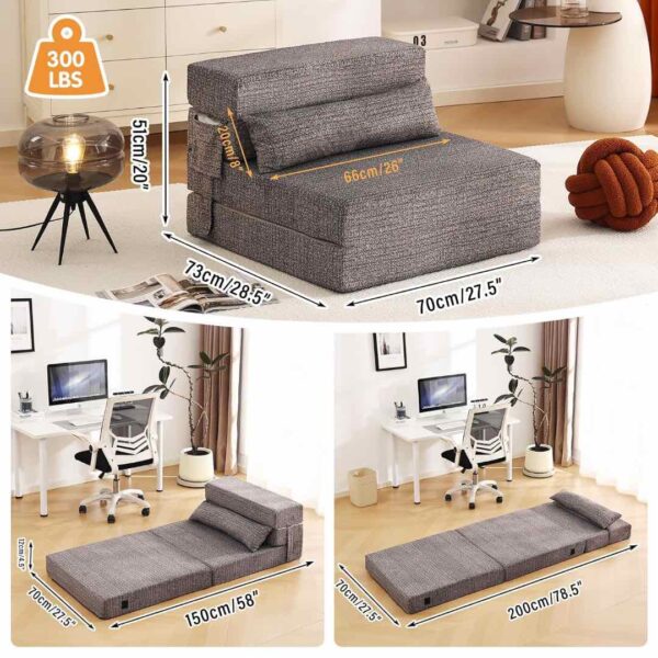 Tiita Folding Sofa Bed Couch-2