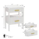 Tltaroni Nightstand with 2 Drawers-2