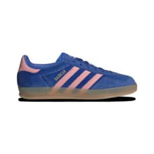 Adidas Originals Gazelle Indoor Womens Sneaker (Blue Semi Pink Spark, 6)