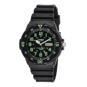 Casio MRW200H Series Standard โ 3BV (Black/Green)