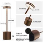 bravzurg Rechargeable Table Lamp