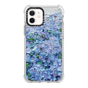 CASETiFY: Ultra Impact iPhone 12 Nantucket Blue Hydrangeas Case
