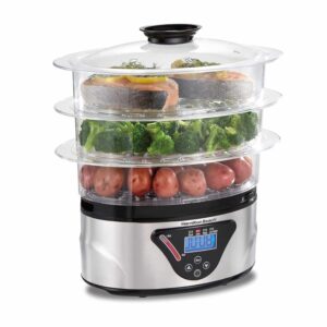 Hamilton Beach 3-Tier Digital Food Steamer & Rice Cooker