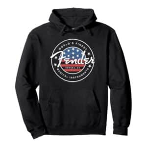 Fender American Flag Circle Stamp Hoodie