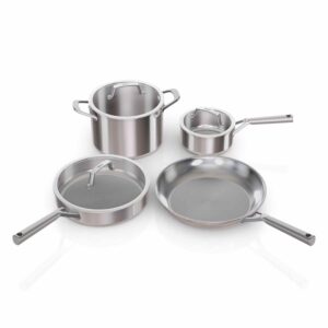 Ninja EverClad 7-Piece Tri-Ply Stainless Steel Cookware Set