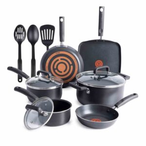 T-fal Signature Nonstick Cookware Set – 12 Piece Kitchen Essential