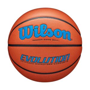 Wilson Evolution Indoor Basketball Royal/Brown โ Premium Control and Performance