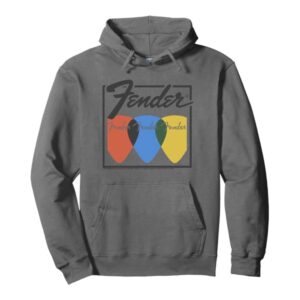 Fender Colorful Vintage Guitar Picks Pullover Hoodie