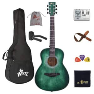 WINZZ HAND RUBBED Series - Left Handed 36 Inches 3/4 Acoustic Acustica Guitar