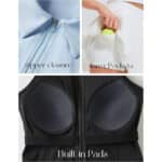 AFZ Women Pleated Tennis Skirt Set Two Piece Racerback