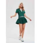 Airfree Store Tennis Skirt Set for Women Color green