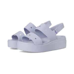Crocs Women's Brooklyn 4U Low Wedges - Purple Moon