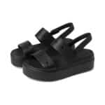 Crocs Women's Brooklyn 4U Low Wedges black