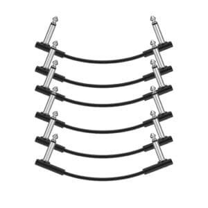 Donner - Flat Patch Cables for Guitar Effect Pedal 6 Inch