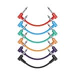 Donner 6 Inch Guitar Patch Colored Cable 6-Pack