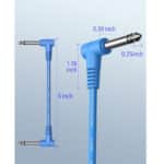 Donner 6 Inch Guitar Patch Colored Cable 6-Pack