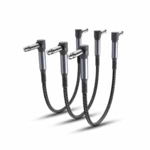 Elebase Guitar Patch Cables 6-Inch 3-Pack