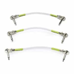 Ernie Ball Patch Cable 3-Pack White (P06052)