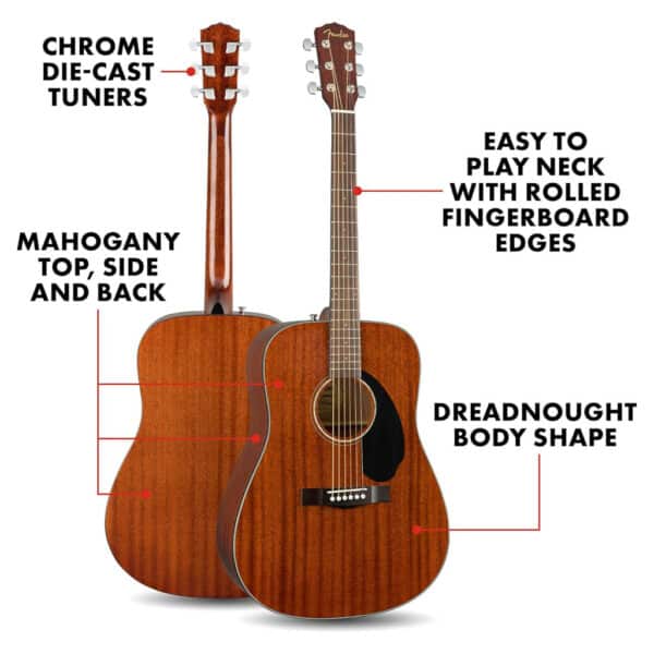 Fender Acoustic Guitar, CD-60S