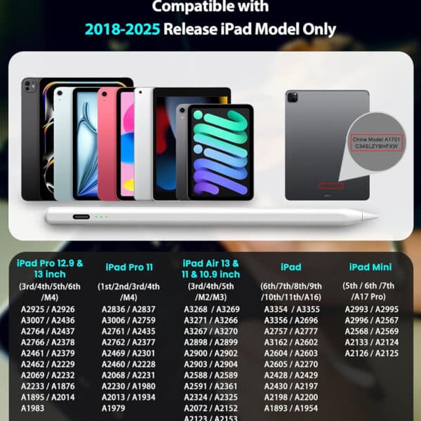 Pencil for Apple iPad A16 10th Generation