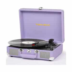TANLANIN Vinyl Record Player with Built-in Speakers